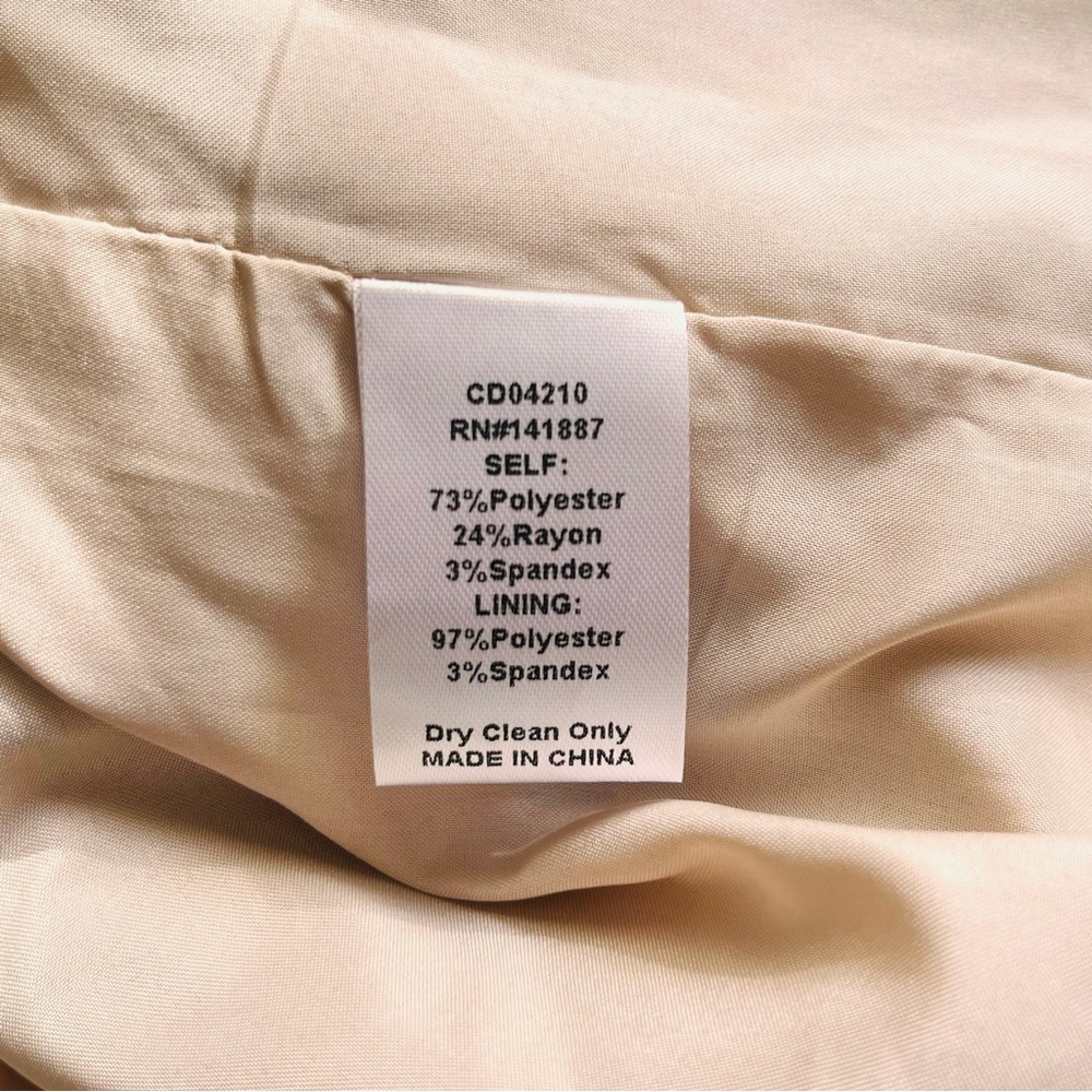 TCEC Beige Ruffle-Trim Mini Dress - Picture 5 of 5